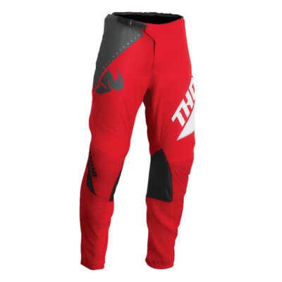 Thor Sector Edge Red and White MX Off Road Pants Youth Sizes 18 - 28