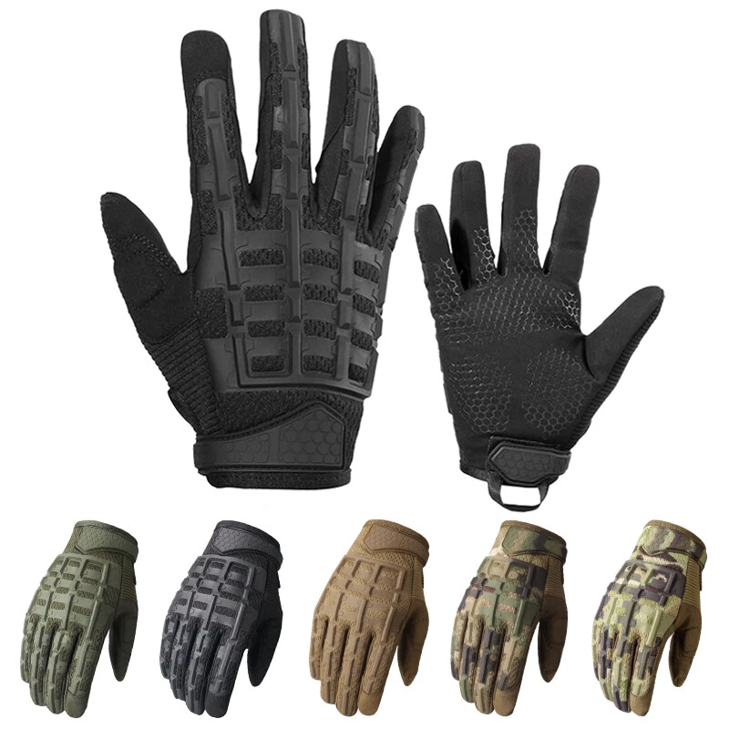 Paintball Bicycle Motorcycle Shoot Work Gear Camo Gloves