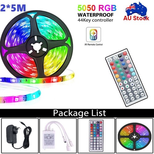 LED Strip Lights Neon IP67 Outdoor RGB Color Changing String Lights Party Decor - Picture 18 of 36