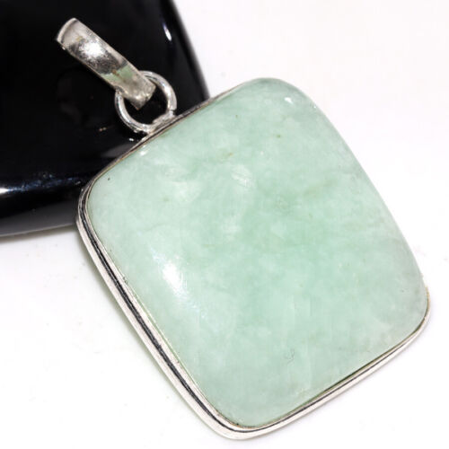 925 Silver Plated Hememorphite Ethnic Pendant Handmade Jewelry Size 1.8" GW