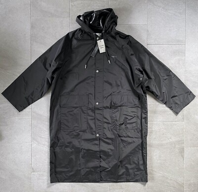 Tigha x Stylebob Zarif 900 Black Poncho Mantel Schwarz Parka NEU L/XL Jacke