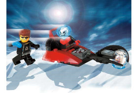 Lego Blue Eagle vs. Snow Crawler 4745 Alpha Team Minifigure Building Set