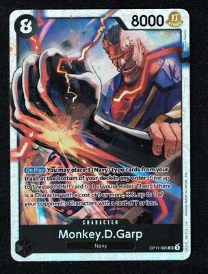 Monkey.D.Garp OP11-095 A Fist of Divine Speed Foil