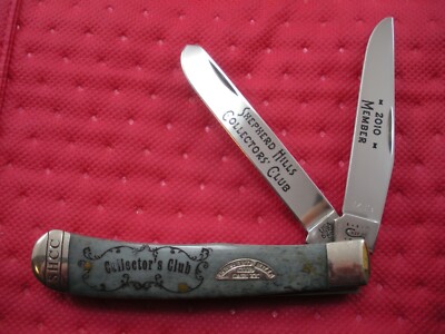 CASE TRAPPER KNIFE NEVER USED #6254 SS SHEPHERD HILLS CLUB 2010 | eBay