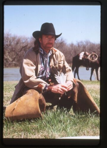 Walker Texas Ranger Chuck Norris Western original 35 mm transparence estampillé 1994 - Photo 1 sur 1