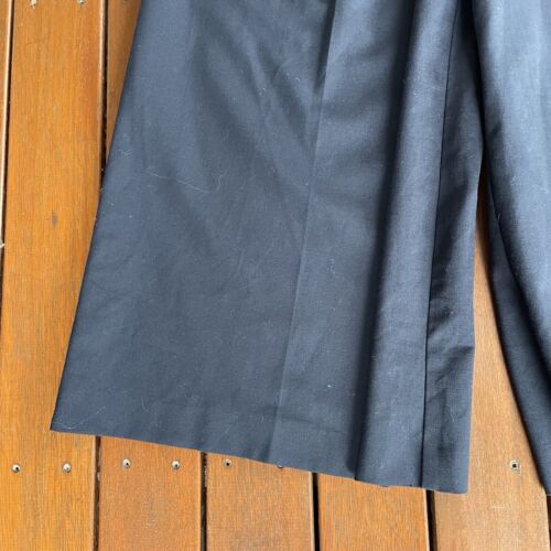 Twin Set Simona Barbieri Size M Navy Dress Pants Wide Leg Casual - Picture 3 of 6