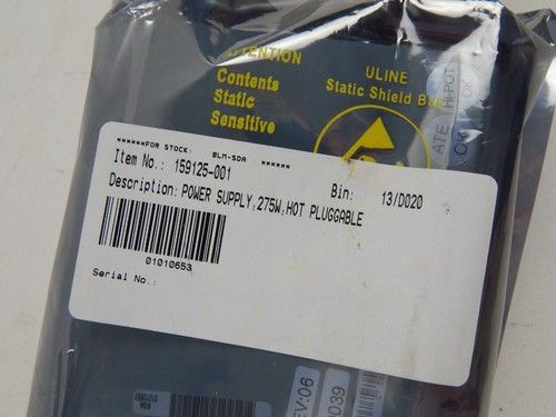 Server Power Supply Compaq 159125-001 275WATT DL380 G1 PS-6301-1 Hot-Swap - Picture 5 of 13