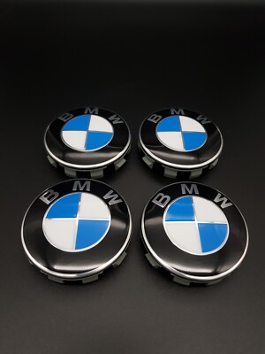 4x Original BMW 68mm Nabendeckel Nabenkappen Felgendeckel F20 F21 F30 F31 F32