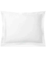Lauren Ralph Lauren Spencer Sateen Border Sham, Standard - White/White