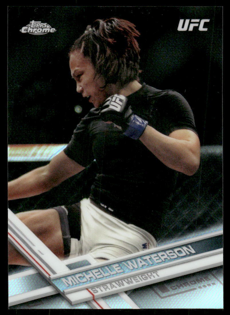 2017 Topps Chrome UFC #25 Michelle Waterson Refractor