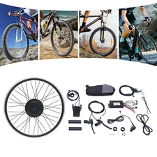 24" Front/Rear Wheel Electric Bicycle Motor Conversion Kit 36V 500W Ebike W/ LCD