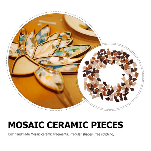 1 Bag Diy Mosaic Tiles vendu Crafts Making Mosaic Pieces Decorative Mosaic Pieces