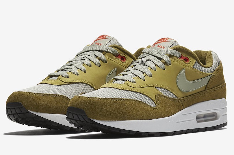 Nike Air Max 1 Premium Rétro Vert Olive Kaki US Curry Taille UK 10 US Kaki 11 EU 45 Entièrement neuf dans sa boîte 9780e5 Nike Air Max 1 Premium Rétro Vert Olive Kaki US Curry Taille UK 10 US Kaki 11 EU 45 Entièrement neuf dans sa boîte 9780e5