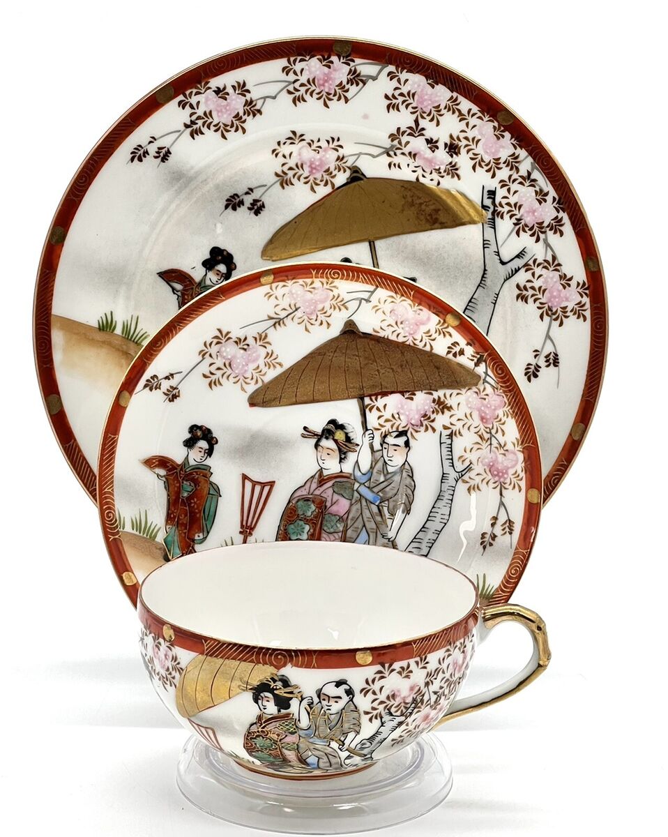 Japanese Roxy China Tea Sets - Geisa Lithophane in the Cup Japanese Roxy China Tea Sets - Geisa Lithophane in the Cup