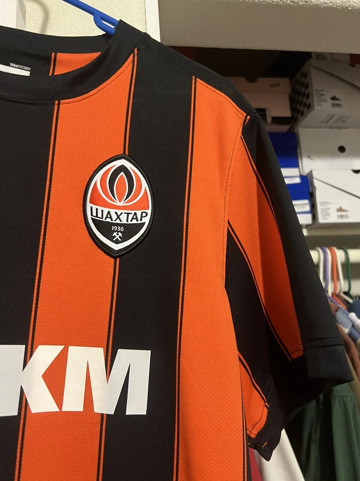Camiseta Camiseta Shakhtar Donetsk 100% Auténtica Edición Jugador M 2009/2010 Home #19 Foto 4 de 4