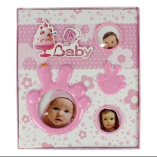 Photo Album Photobook Cherished Memories Gift Fits 80 4"x 6" - Happy Baby Pink