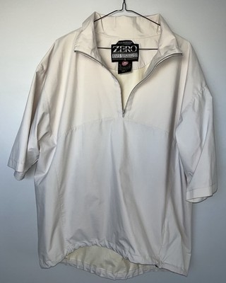 Zero Restriction Windstopper Pullover Jacket L NWOT USA Golf Half Sleeve Goretex