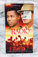 RADIO (2004) VHS TAPE (MOVIE) NEW/SEALED CUBA GOODING JR ED HARRIS (RARE!)
