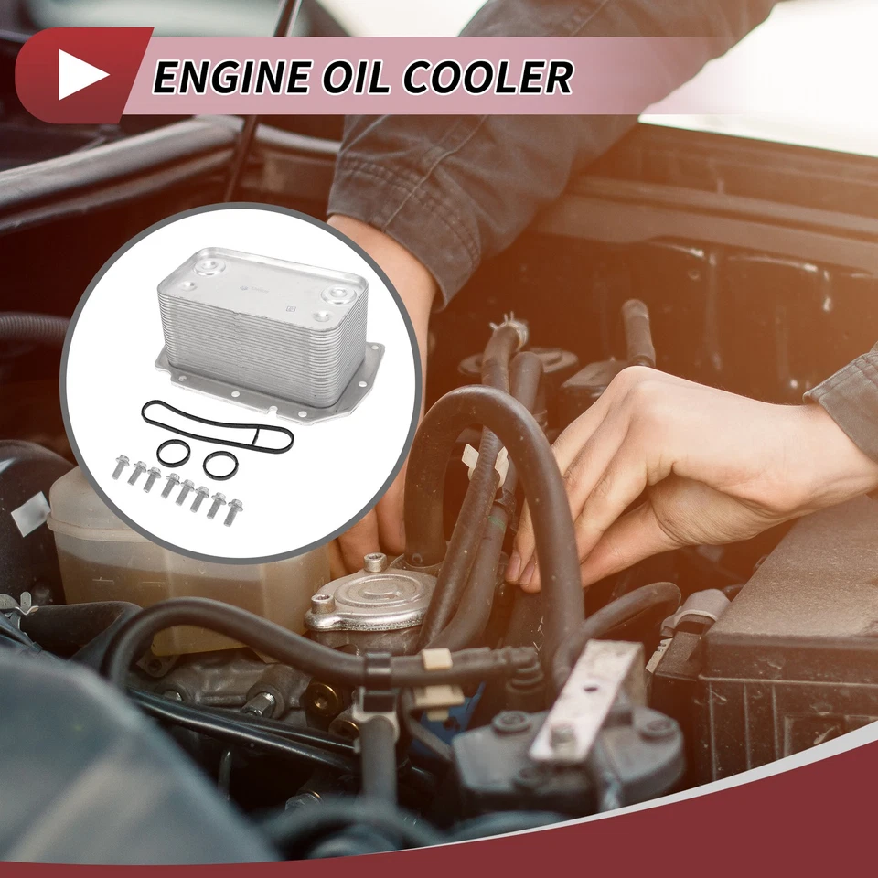 Engine Oil Cooler for International Harvester No.1842418C3 Trans Cooler 1 Pc - Image 2 of 4