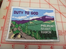 Philmont Scout Ranch collectible Duty To God patch (bQ)