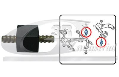 2x ✅Fits 3RG 80700 FUEL FILTER MOUNTING  ⭐UK Seller⭐