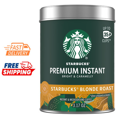 Starbucks Premium Instant Coffee, Starbucks Blonde Roast Coffee, Arabica Beans