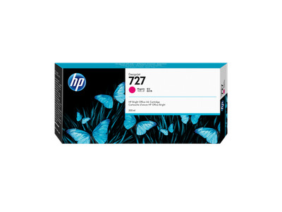 HP 727 300-ml Magenta DesignJet Ink Cartridge, F9J77A