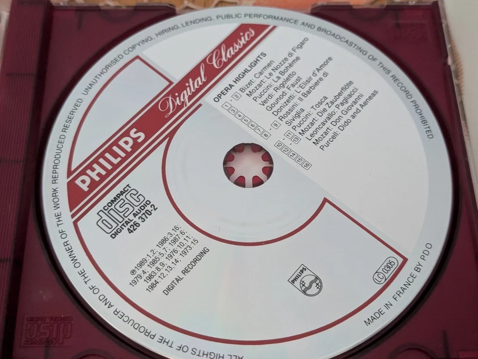 Various - Opera - 1989 Special Catalogue CD Jessye Norman Agnes Baltsa Ricciarel - Bild 3 von 4