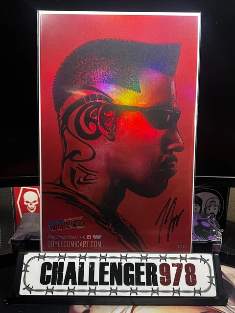 BLADE - Joe Doyle SIGNED FOIL Small Art Print #3/15 - NYCC