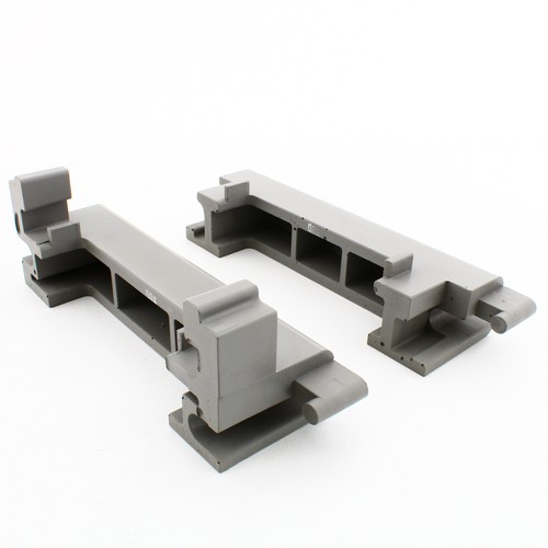 2 Gray Hubbell AccessTrak Cable Ramp Trough End Rails 5-Channel HBLAT5ERA - 第 3/4 張圖片