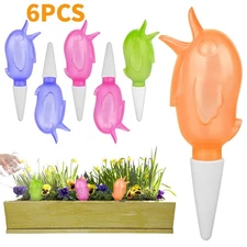 Drip Watering Spike Water-Dropper Garden Bird Shape Drip Irrigation System 6pcs