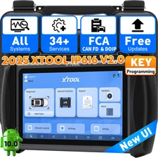 XTOOL NEW IP616 V2.0 OBD2 Scanner Diagnostic Tool CANFD/DOIP/FCA Auto VIN Free