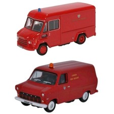 Oxford Diecast Ford Transit &  Commer Walk Thru Van  London Fire Brigade