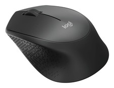 Logitech M330 SILENT PLUS Wireless Mouse RF 3 buttons 1000 DPI Black 910-004909