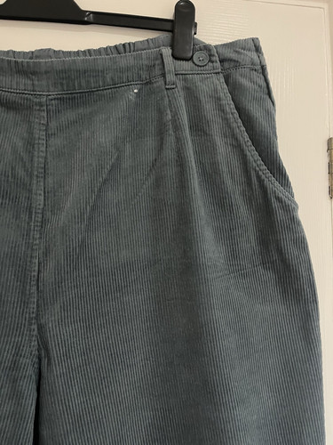 Seasalt Women's Trousers Porfell Cord Light Teal Size 20 Regular - Picture 3 of 13