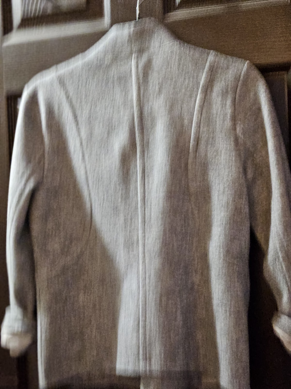 Halogen Gray Zip Jacket Collared Zipper Accents W… - image 4