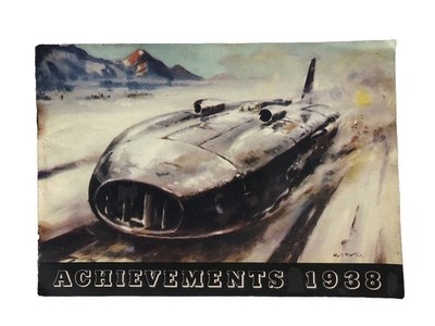 Castrol Achievements 1938 Vintage Motorsport World Records Campbell Bluebird