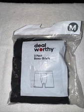 Deal Worthy Men's Boxer 3 Pack  Medium (32” x 34”)