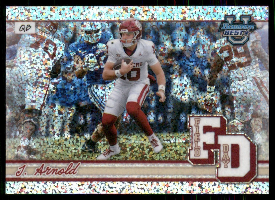 Jackson Arnold 2024 Bowman Best U Field Day Speckle #FD-4 Oklahoma UNLV
