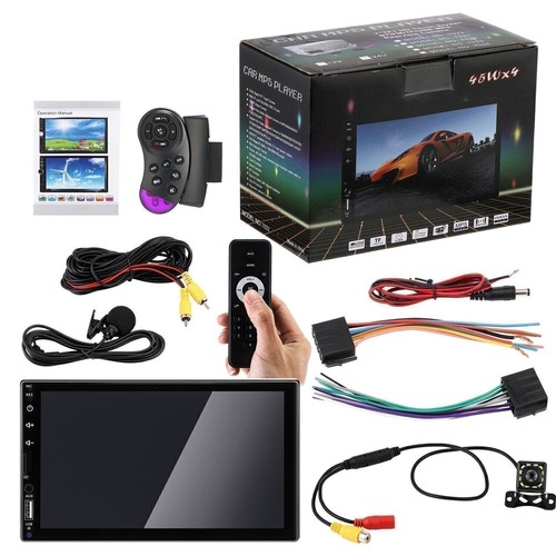 7" Car Radio Apple/Andriod Carplay BT Car Stereo Touch Screen Double 2Din+Camera - Picture 14 of 14