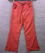 Grey  s Anatomy Signature by Barco Scrubs Orange Pants Womens Size XS Medical
