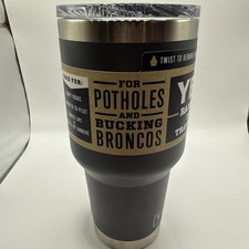 YETI Rambler 30 oz tazza da viaggio con coperchio Magslider - grigio antracite - NUOVA