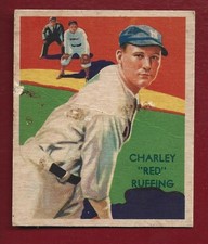 1934-36 Diamond Stars #60 Red Ruffing Baseball Card 1935 NY New York Yankees