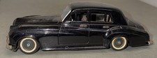 Vintage 12" Bandai Tin Litho Rolls Royce Silver Cloud Hardtop Friction Car Black