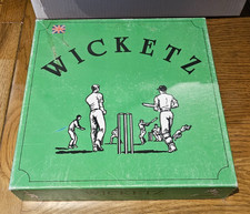 1980s Wicketz Vintage Cricket Board Game Complete Set with Box