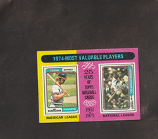 1975 Topps Mini MLB # 212 MVP/Burroughs/Garvey