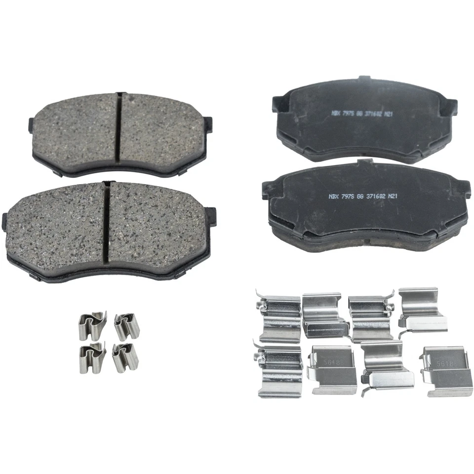 Front Brake Disc Rotors and Pads Kit For Toyota Tacoma 1995 1996 1997 1998-2004 - Image 4 of 4