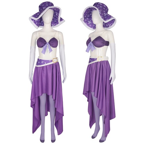 15th Anniversary Nico Robin Cosplay Costume Halloween Party Uniform Outfit - Picture 9 of 11