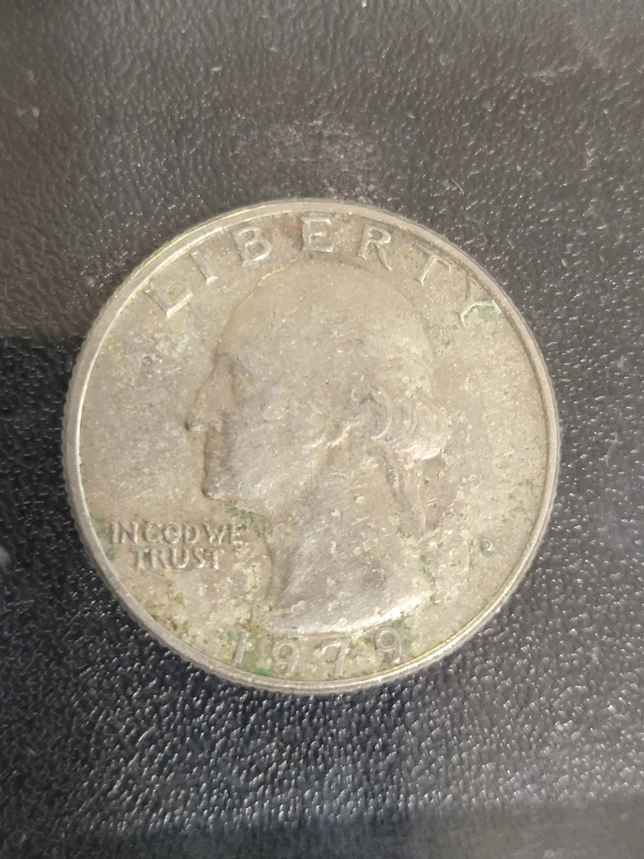 1979 25 Cent Mint Filled D Mint Mark Error Coin free shipping  - Image 4 of 4