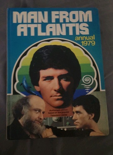 MAN FROM ATLANTIS 1979 ANNUAL. Seltenes Hardcover Buch Welt